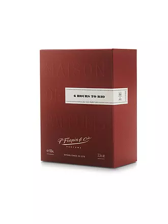 P.FRAPIN&CIE | 6 HOURS TO RIO Eau de Parfum 100ml | 